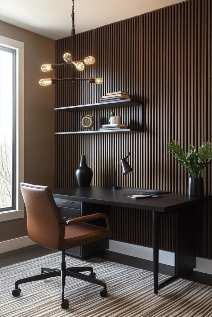 4 Ide Model Wall Panel Ruang Kerja Elegan 