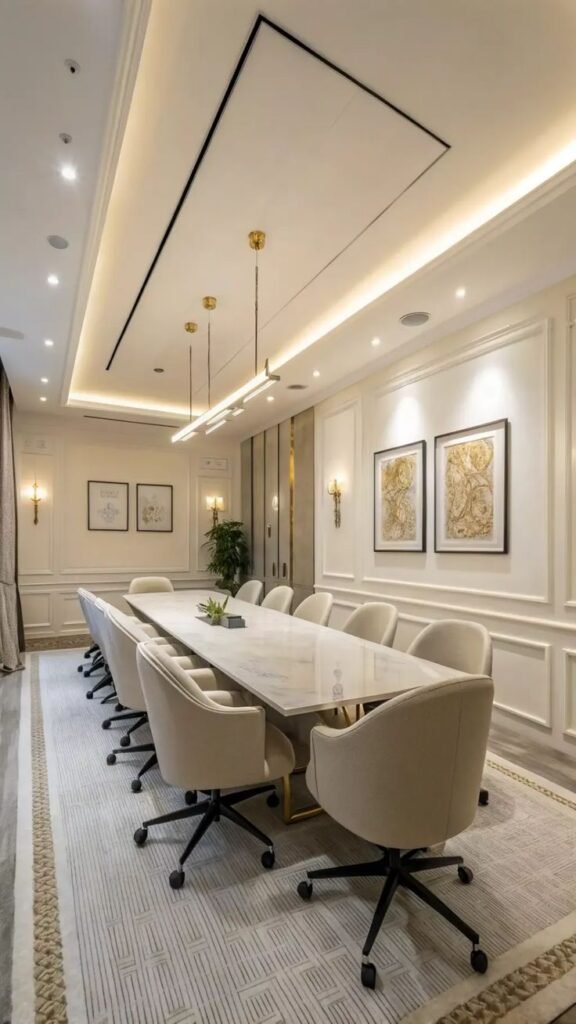 Ide Ruang Meeting Modern Minimalis Elegan