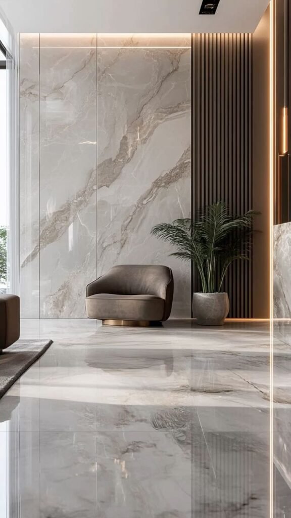 Wall Panel Marble Look Elegan