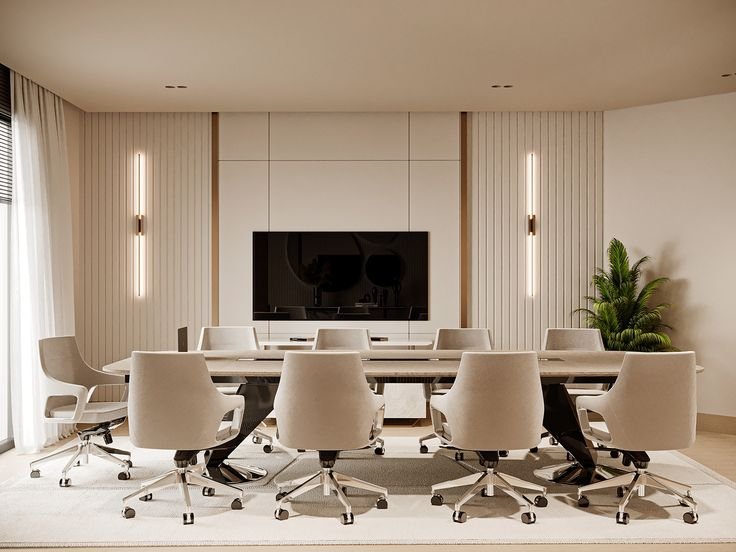 Ide Ruang Meeting Modern Futuristik
