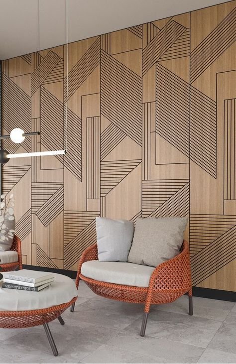 Model Wall Panel Roster Kayu Modern