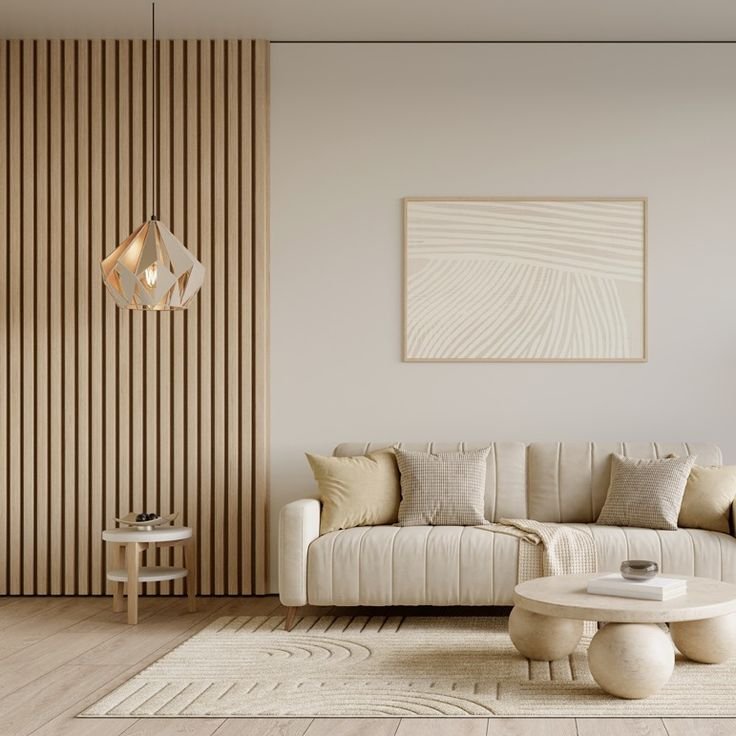 Model Wall Panel Slat Kayu Minimalis