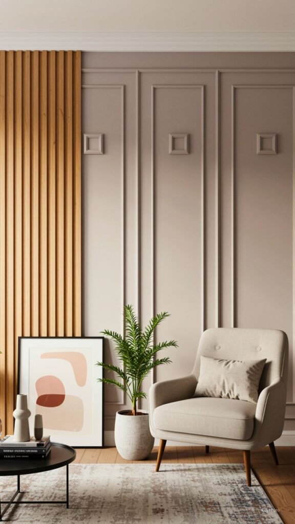 Wall Panel Garis Horizontal Minimal