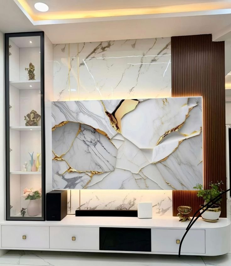 Wall Panel Modern Motif Marble