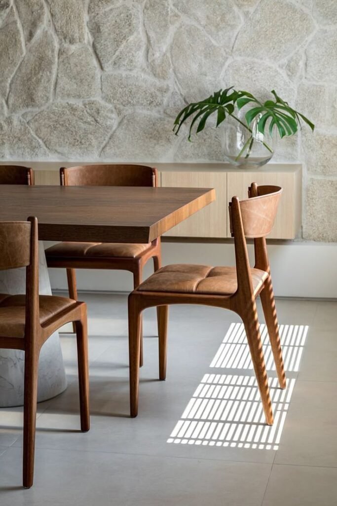 Wall Panel Abu-Abu Tekstur Stone Look Kontemporer