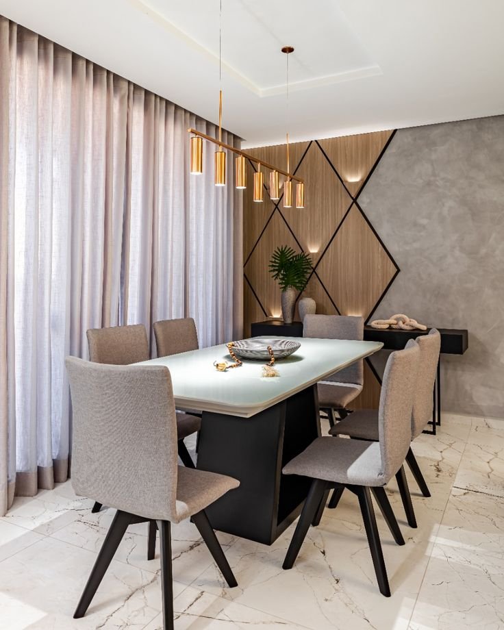 4 Model Desain Wall Panel Ruang Makan Minimalis