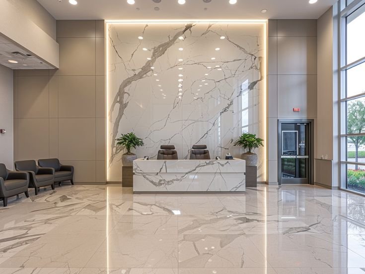 Wall Panel Marble Look Eksklusif