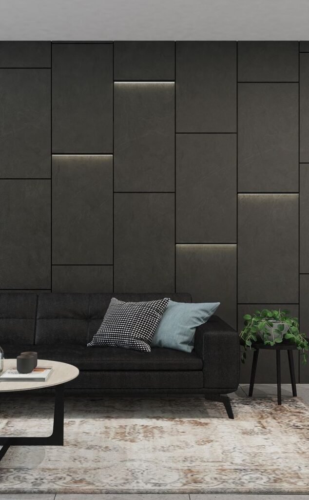 Wall Panel Warna Gelap