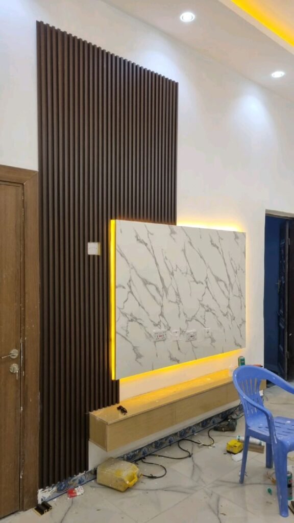 4 Ide Model Wall Panel Ruang Tamu Minimalis 