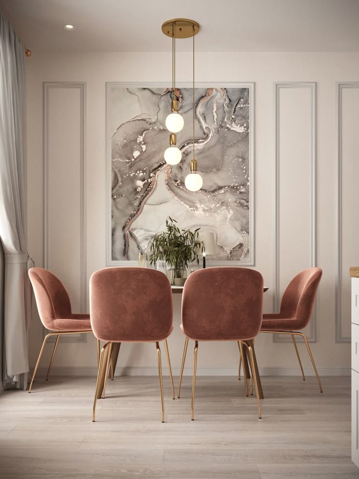 4 Ide Wall Panel Ruang Makan Elegan 