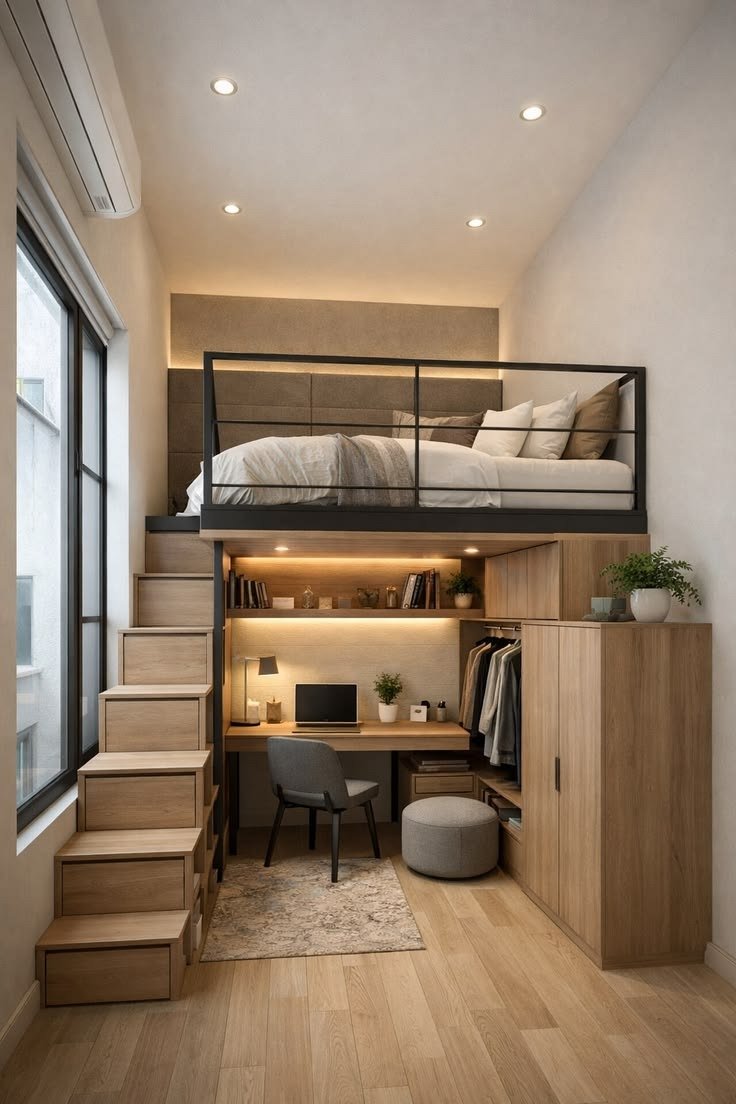 Mezanine Kamar Tidur Minimalis