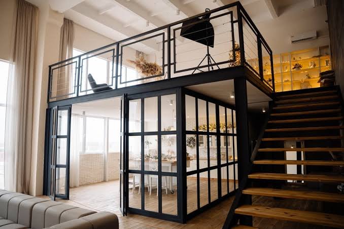 Mezzanine Kamar Rangka Baja